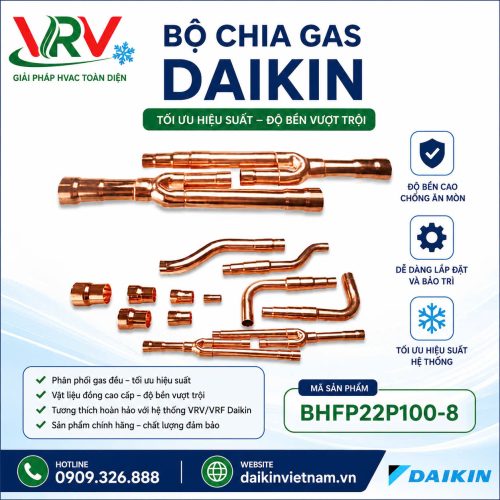 Bộ Chia Gas Dàn Nóng Daikin VRV BHFP22P100-8 và BHFP22P151-8