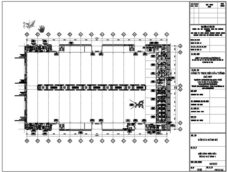 Bố trí các thiết bị trên mặt bằng kiến trúc