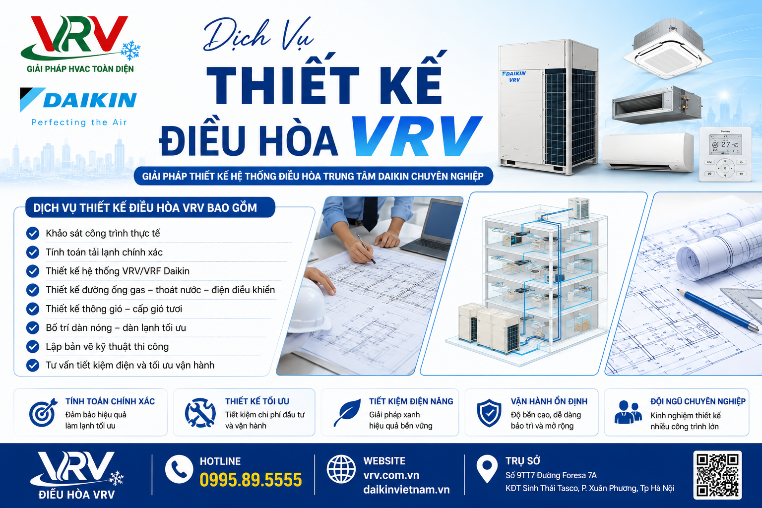 Dịch Vụ Thiết Kế Điều Hòa VRV