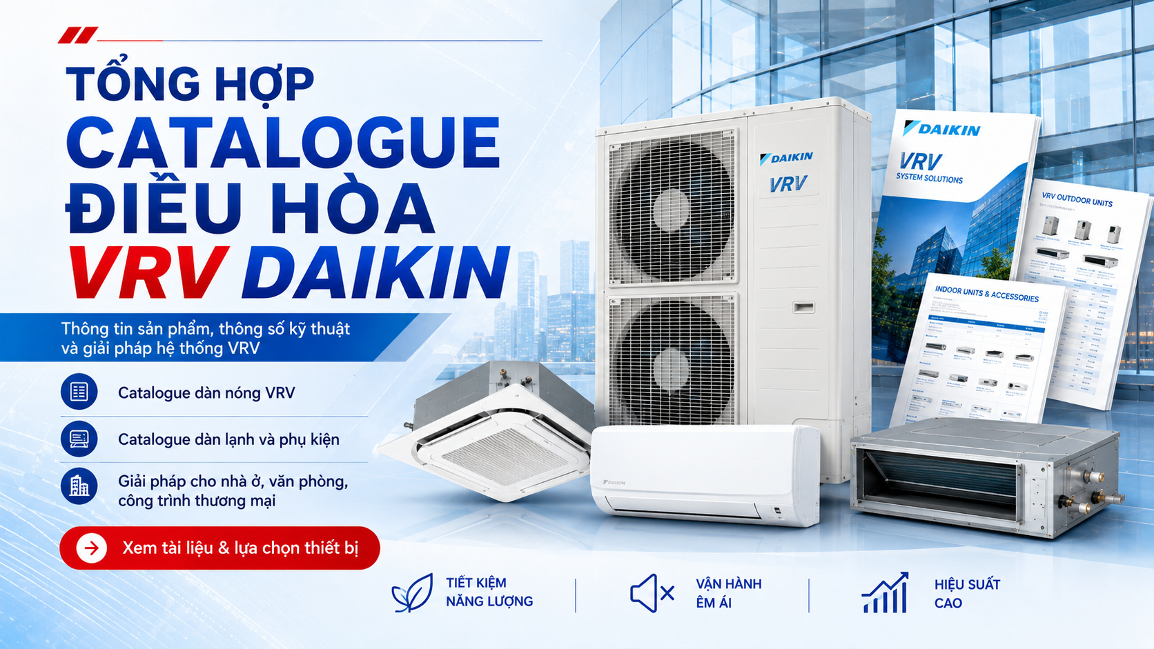 Tổng Hợp Catalogue Điều Hòa VRV Daikin